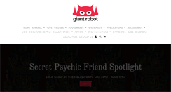 Desktop Screenshot of giantrobot.com